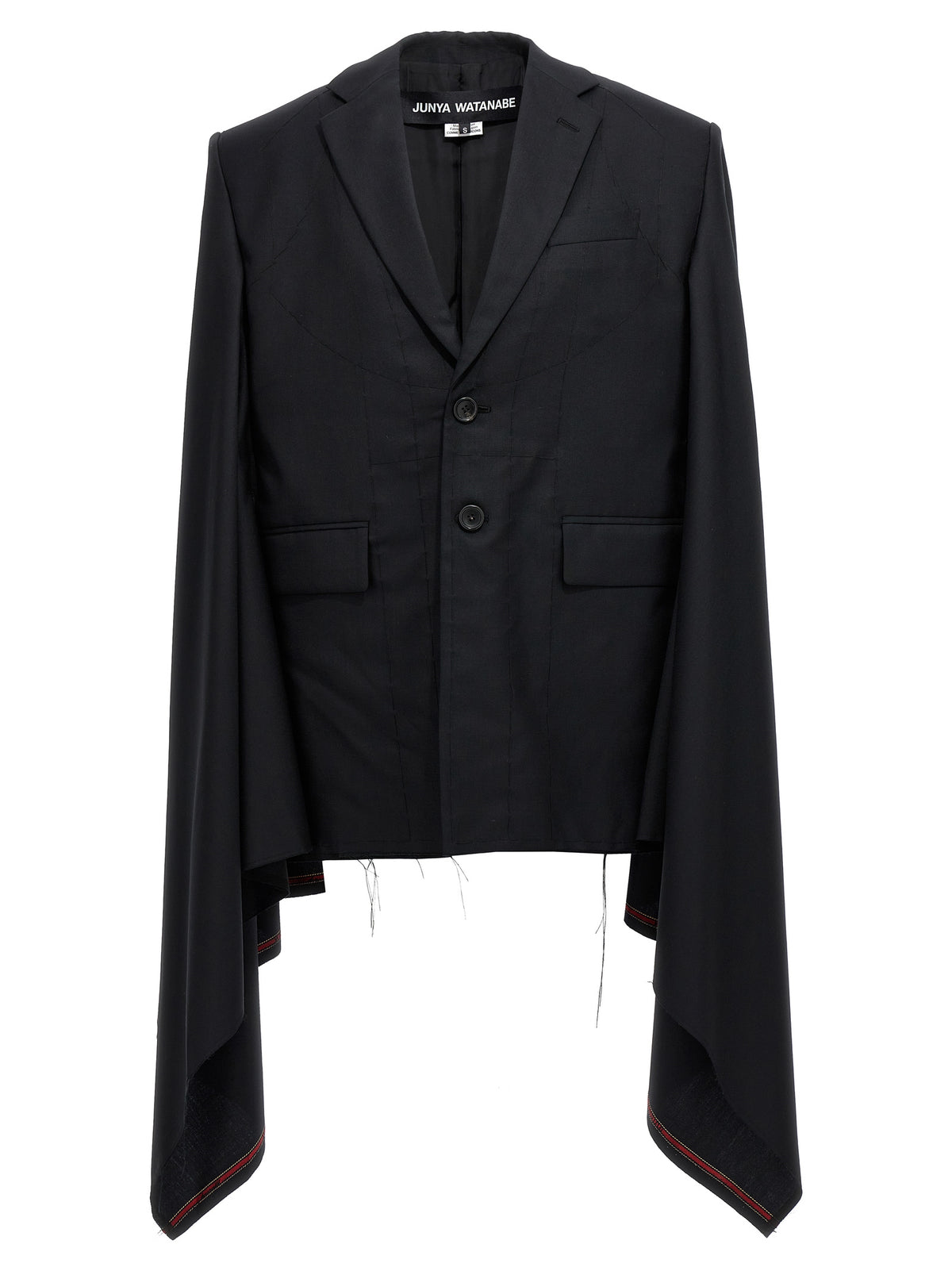 Junya Watanabe Black Wool Coat
