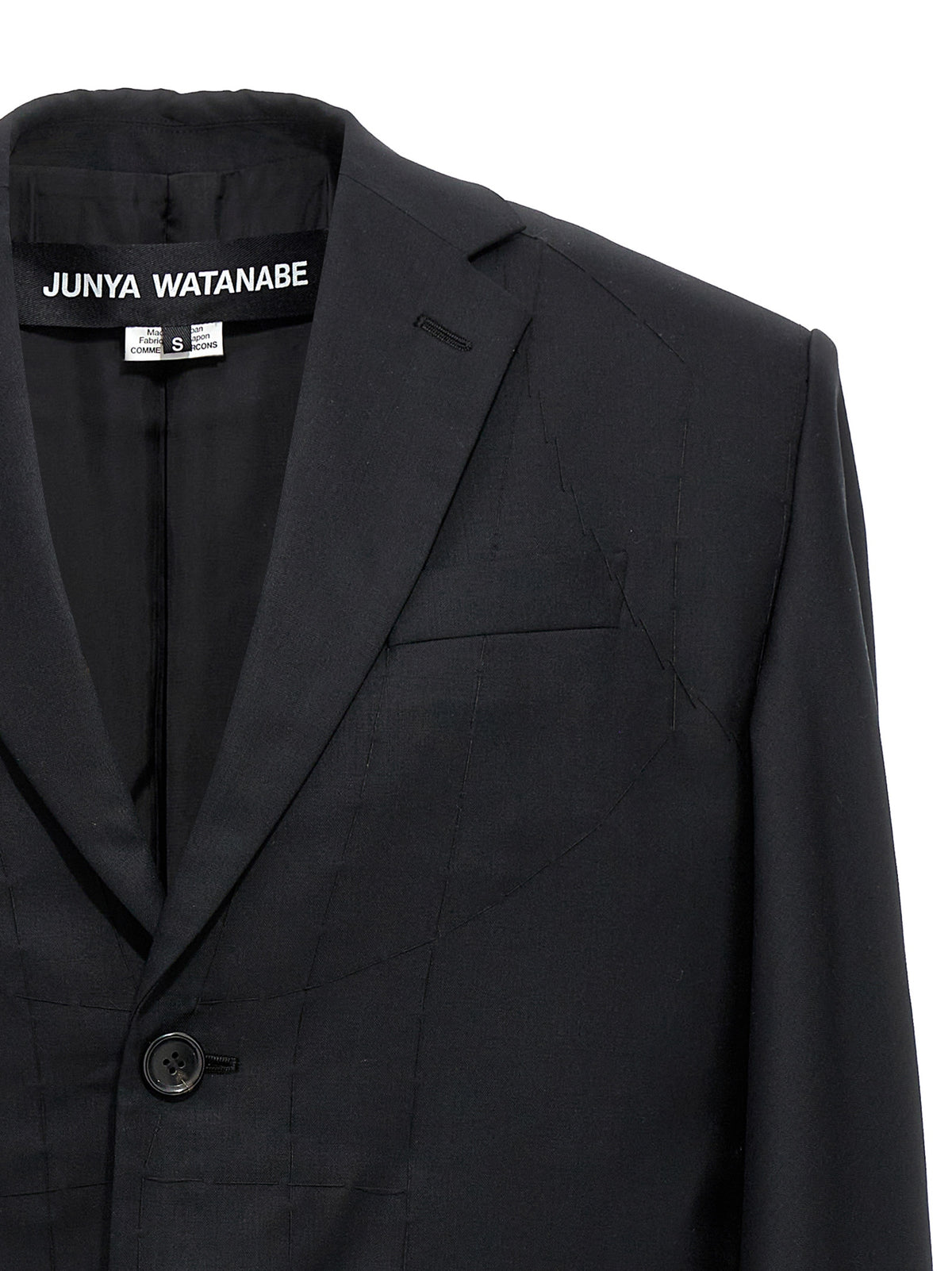 Junya Watanabe Black Wool Coat