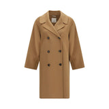 'S Max Mara Beige Wool Oves Aries Coat