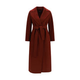 'S Max Mara Bordeaux Wool Oves Aries Coat