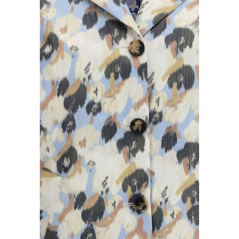 Marni Multicolor Polyester Coat - Creative Floral Design