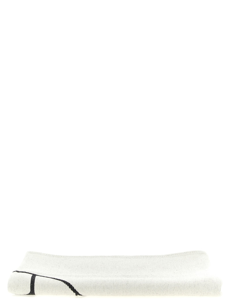 Maison Michel Aida Bicolor Cotton Beach Towel