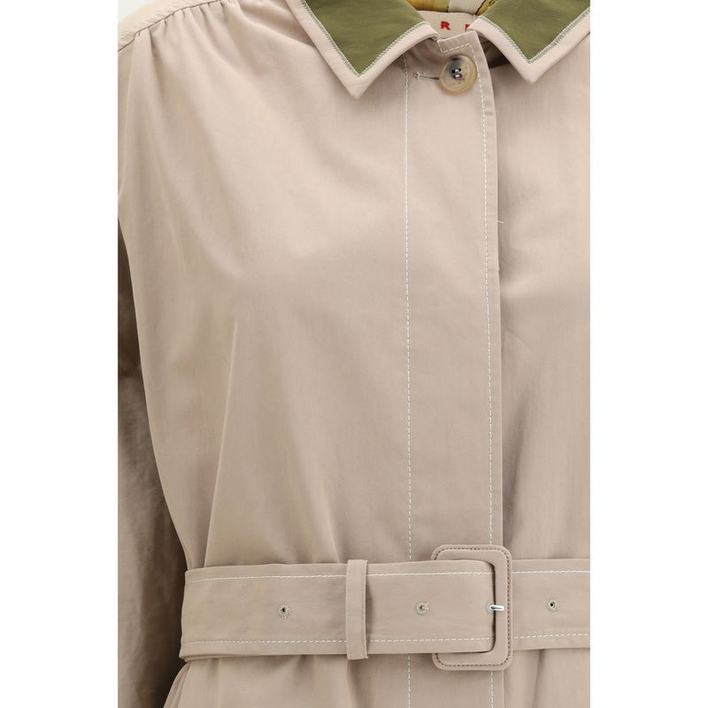 Manteau en Coton Multicolore Marni