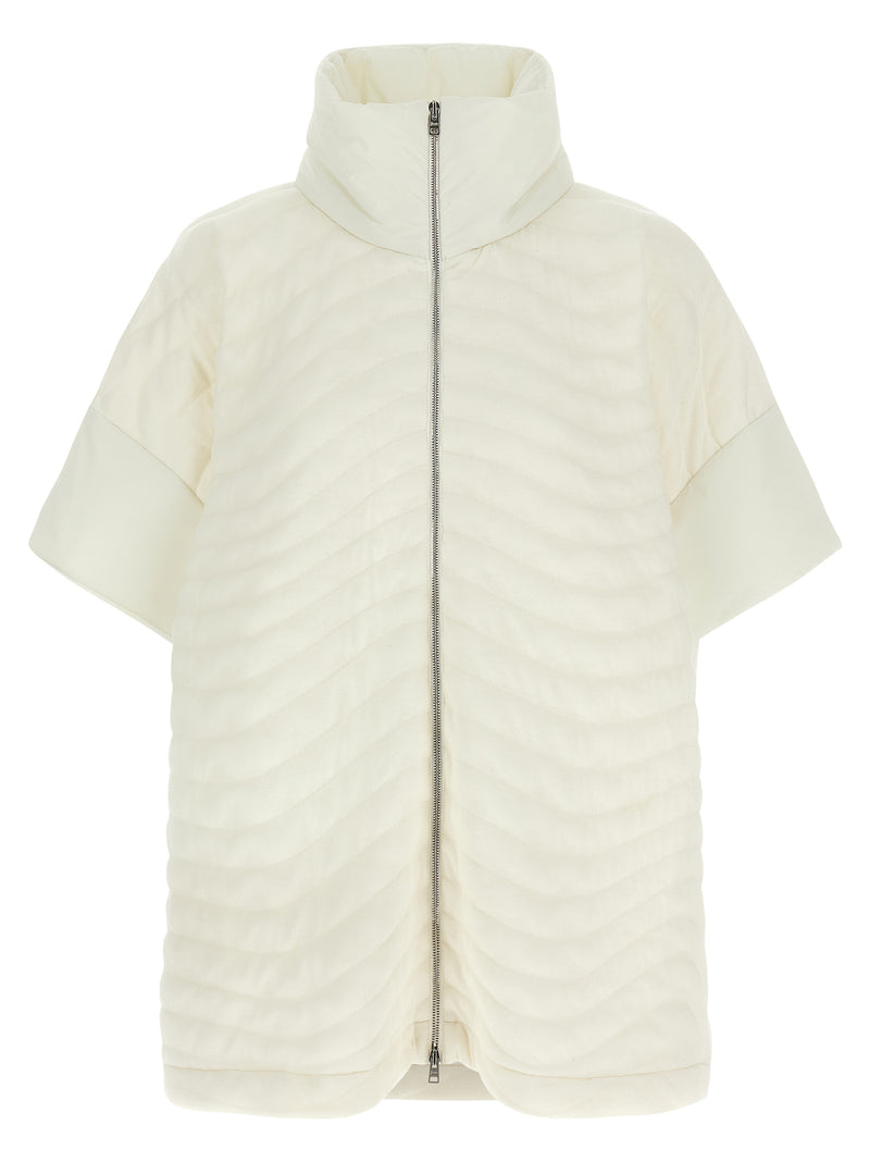 Herno Resort White Polyester Coat