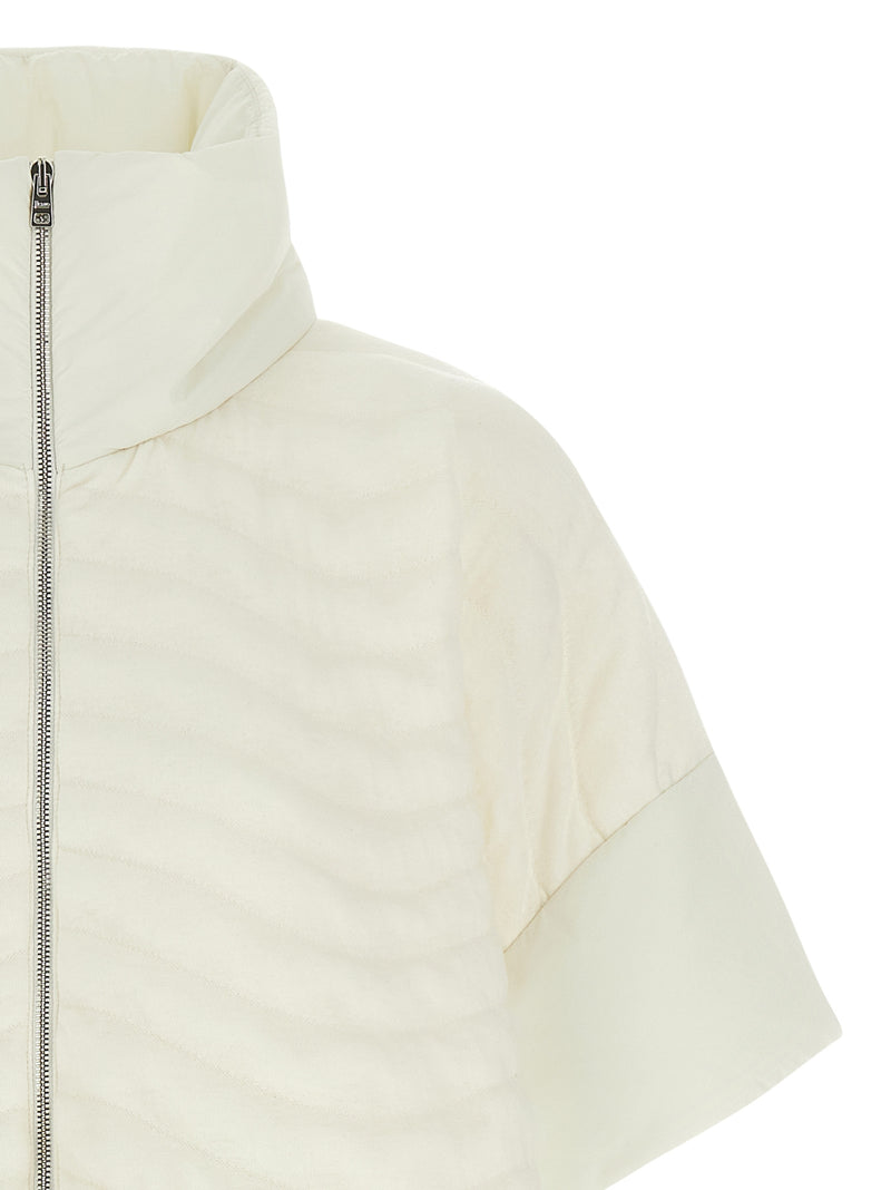 Herno Resort White Polyester Coat