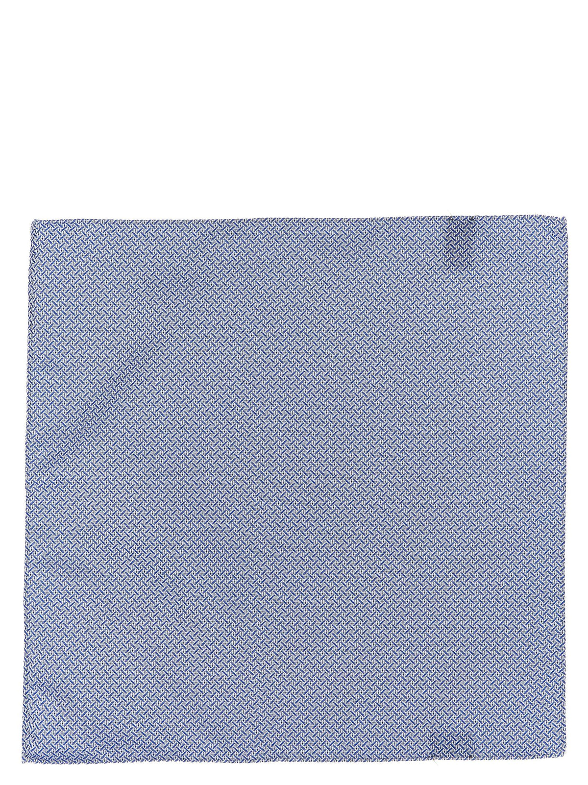 Pal Zileri Blue Polyester Pocket Square