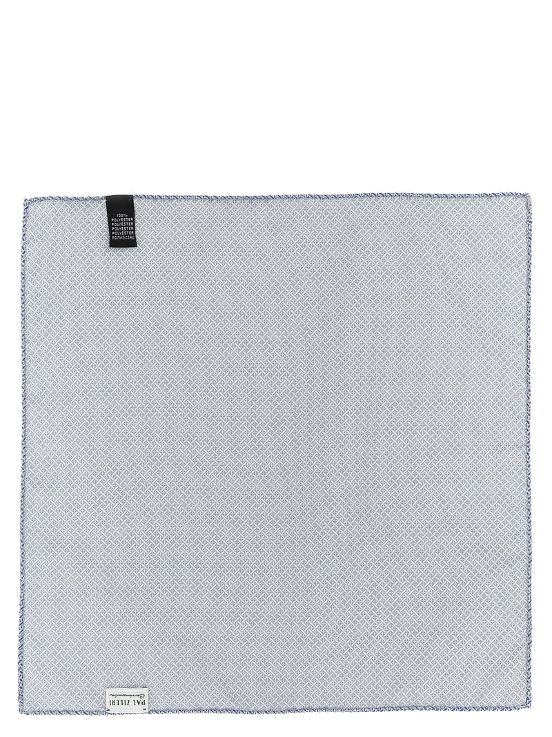 Pal Zileri Blue Polyester Pocket Square - Elegance Redefined