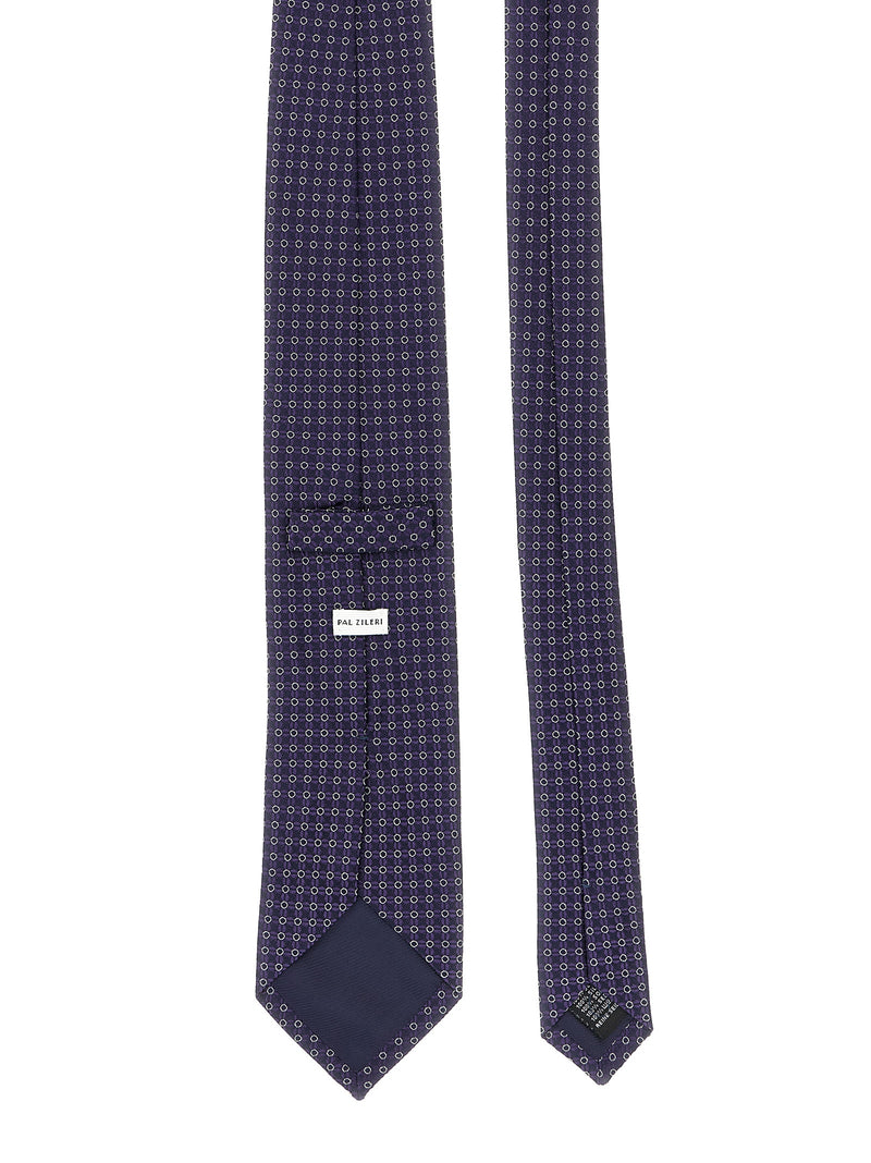 Pal Zileri Purple Silk Tie - Elegant Patterned Accessory