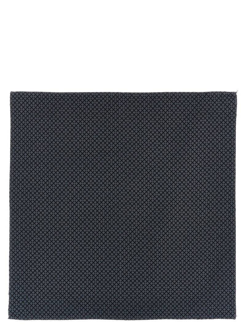 Pal Zileri Blue Silk Foulard - Élégance Italienne