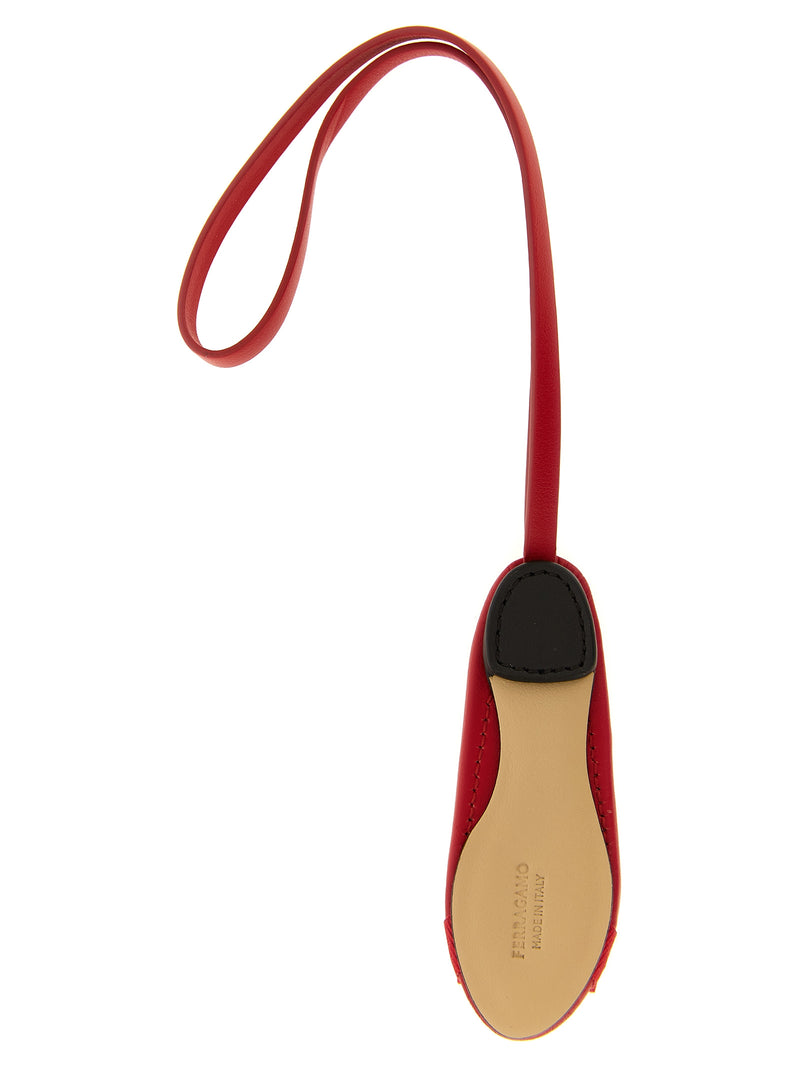 Ferragamo Multicolor Calfskin Keychain - Iconic Design