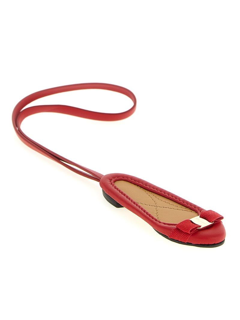 Ferragamo Multicolor Calfskin Keychain - Iconic Design
