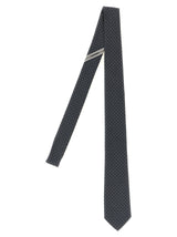Ferragamo Black Silk Tie