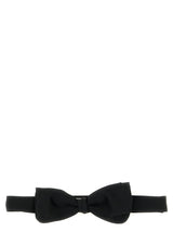 Pal Zileri Black Polyester Bowtie