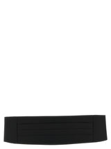 Pal Zileri Black Polyester Cummerbund