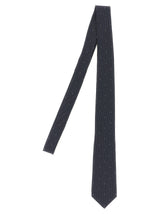 Saint Laurent Blue Silk Tie