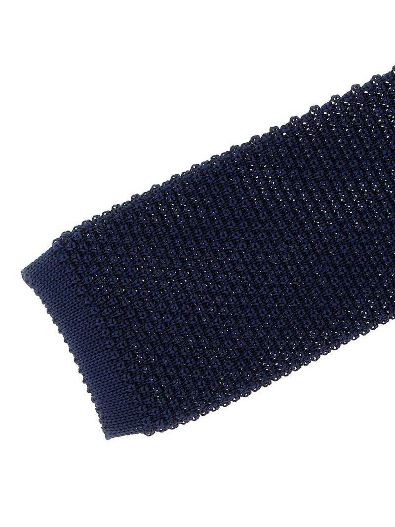 Brunello Cucinelli Blue Silk Tie - Timeless Elegance