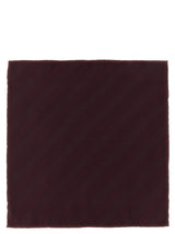 Brunello Cucinelli Bordeaux Silk Pocket Square