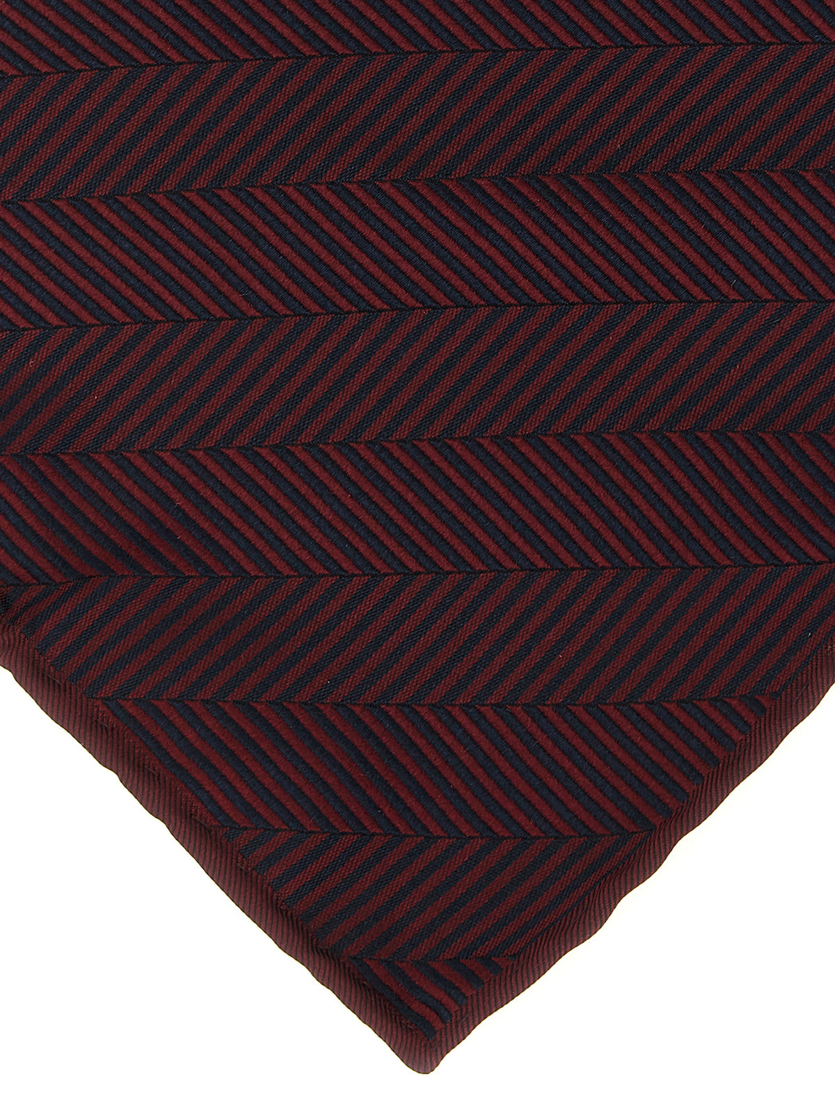 Brunello Cucinelli Bordeaux Silk Pocket Square