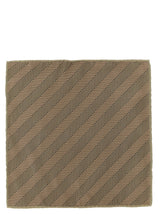 Brunello Cucinelli Beige Silk Pocket Square