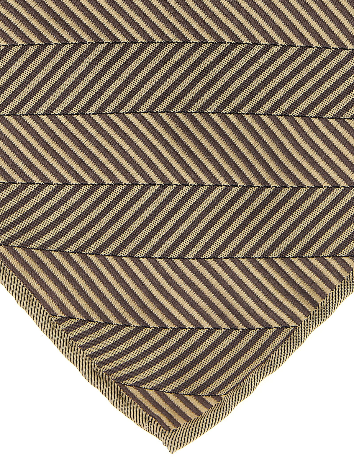 Brunello Cucinelli Beige Silk Pocket Square