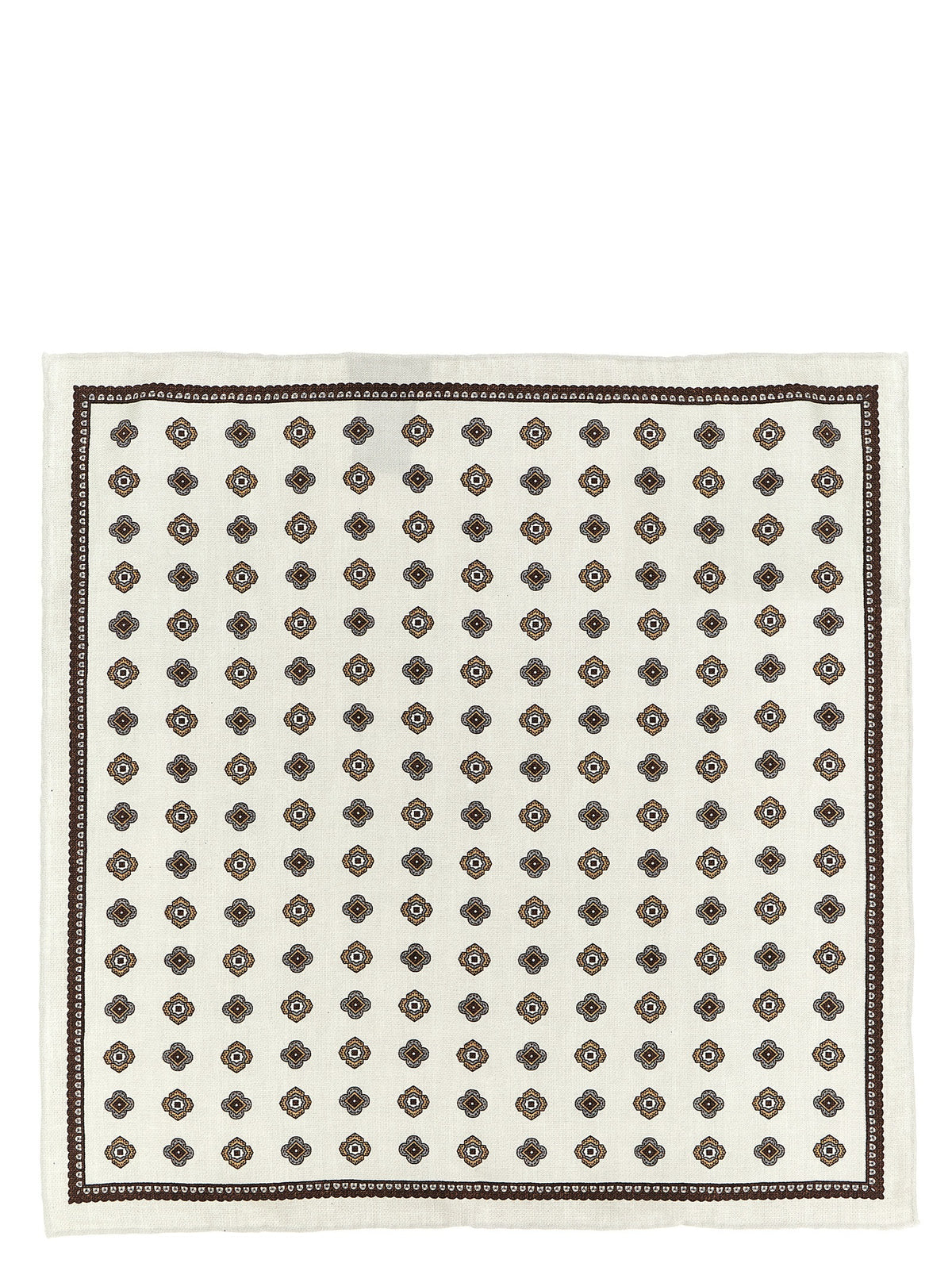 Brunello Cucinelli Multicolor Silk Pocket Square