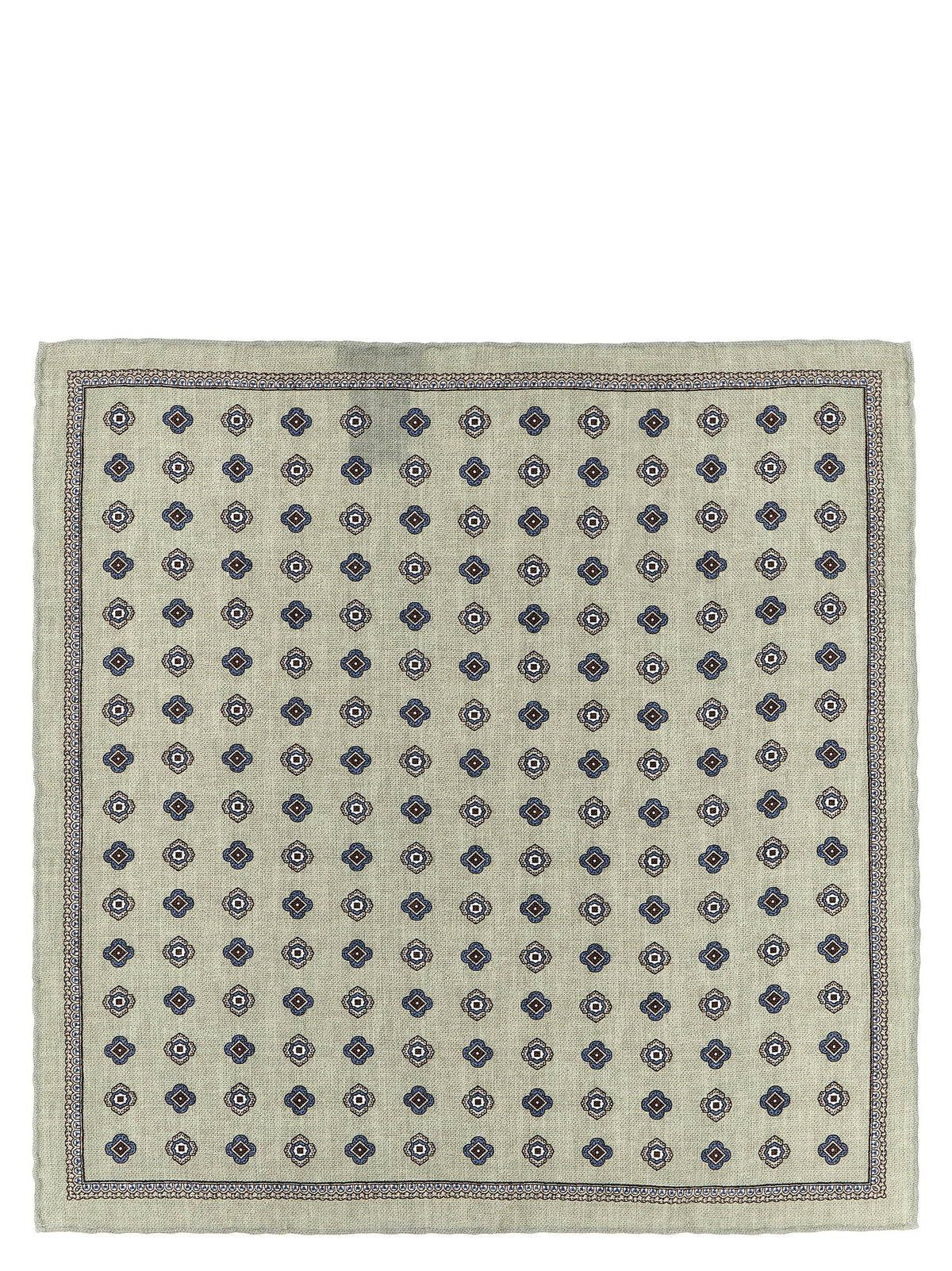 Brunello Cucinelli Multicolor Silk Pocket Square
