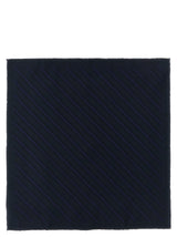 Brunello Cucinelli Blue Silk Pocket Square