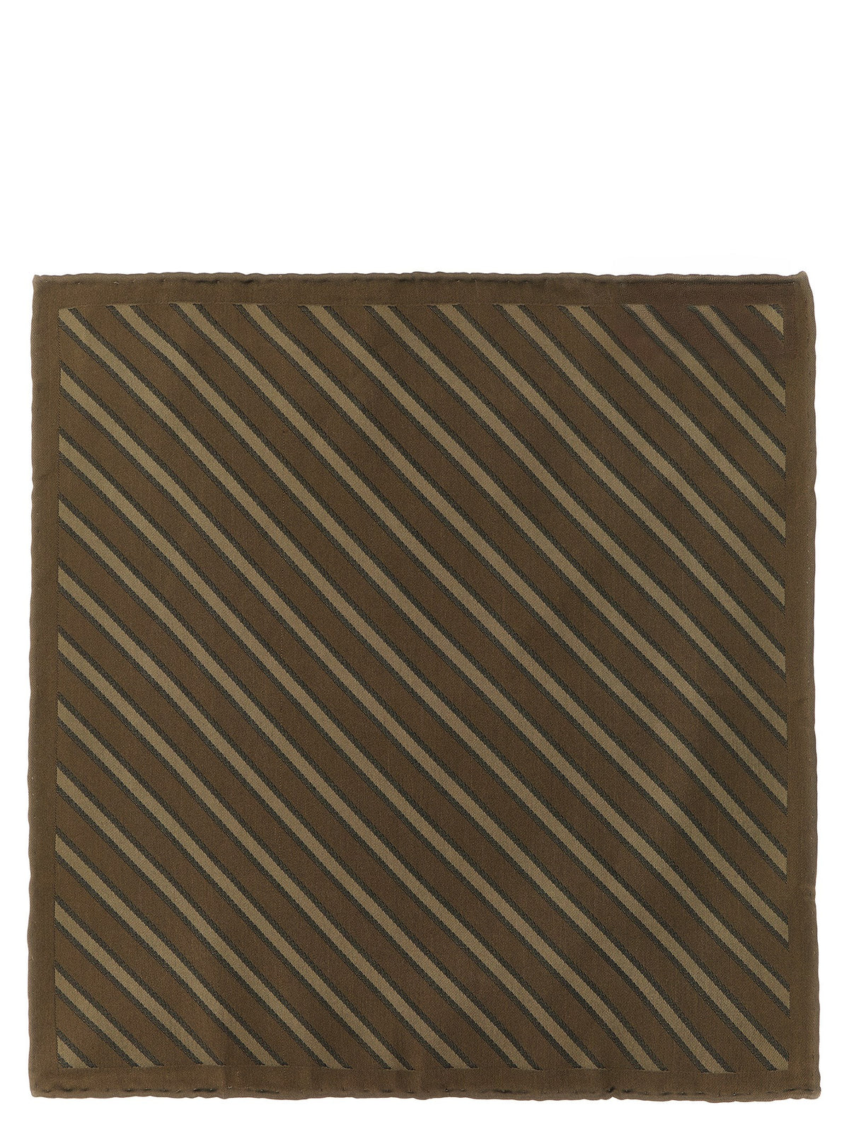 Brunello Cucinelli Brown Silk Foulard