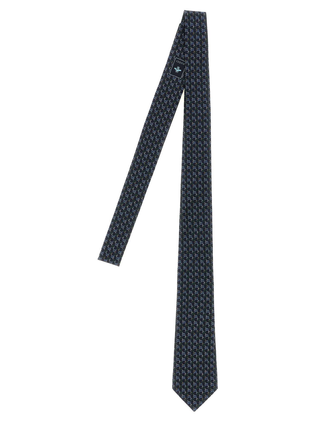 Gucci Blue Silk Tie