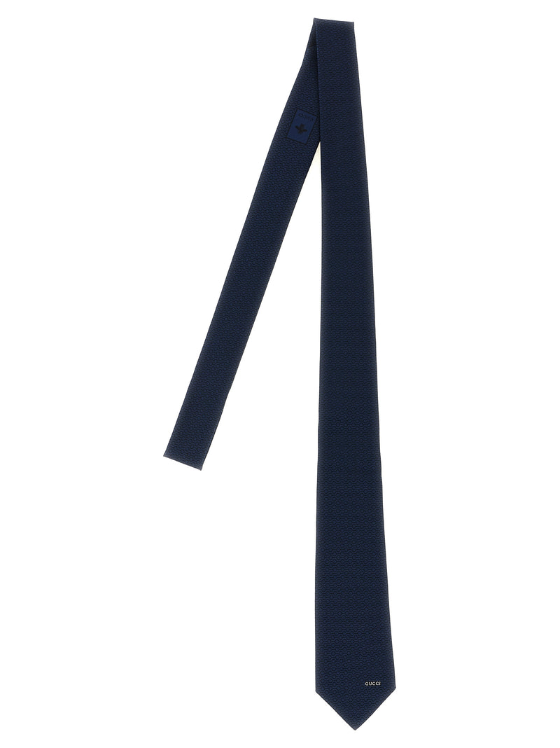 Gucci Blue Silk Tie - Luxurious Italian Accessory