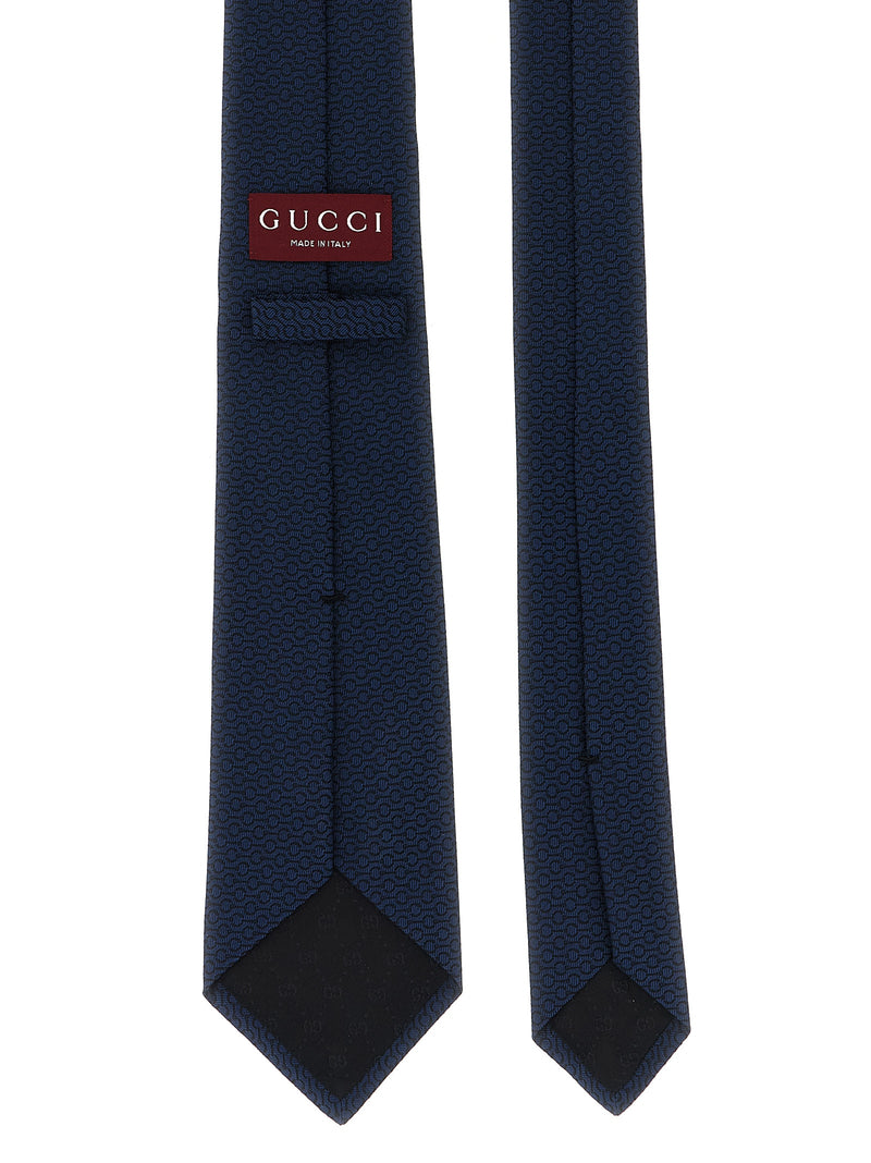 Gucci Blue Silk Tie - Luxurious Italian Accessory