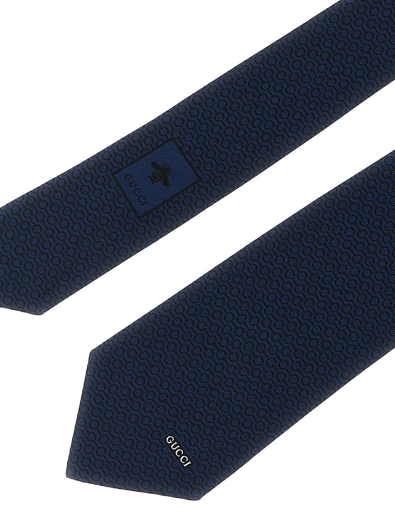 Gucci Blue Silk Tie - Luxurious Italian Accessory