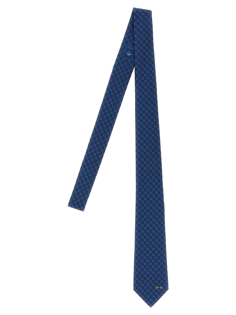 Gucci Blue Silk Tie - Classic Italian Elegance