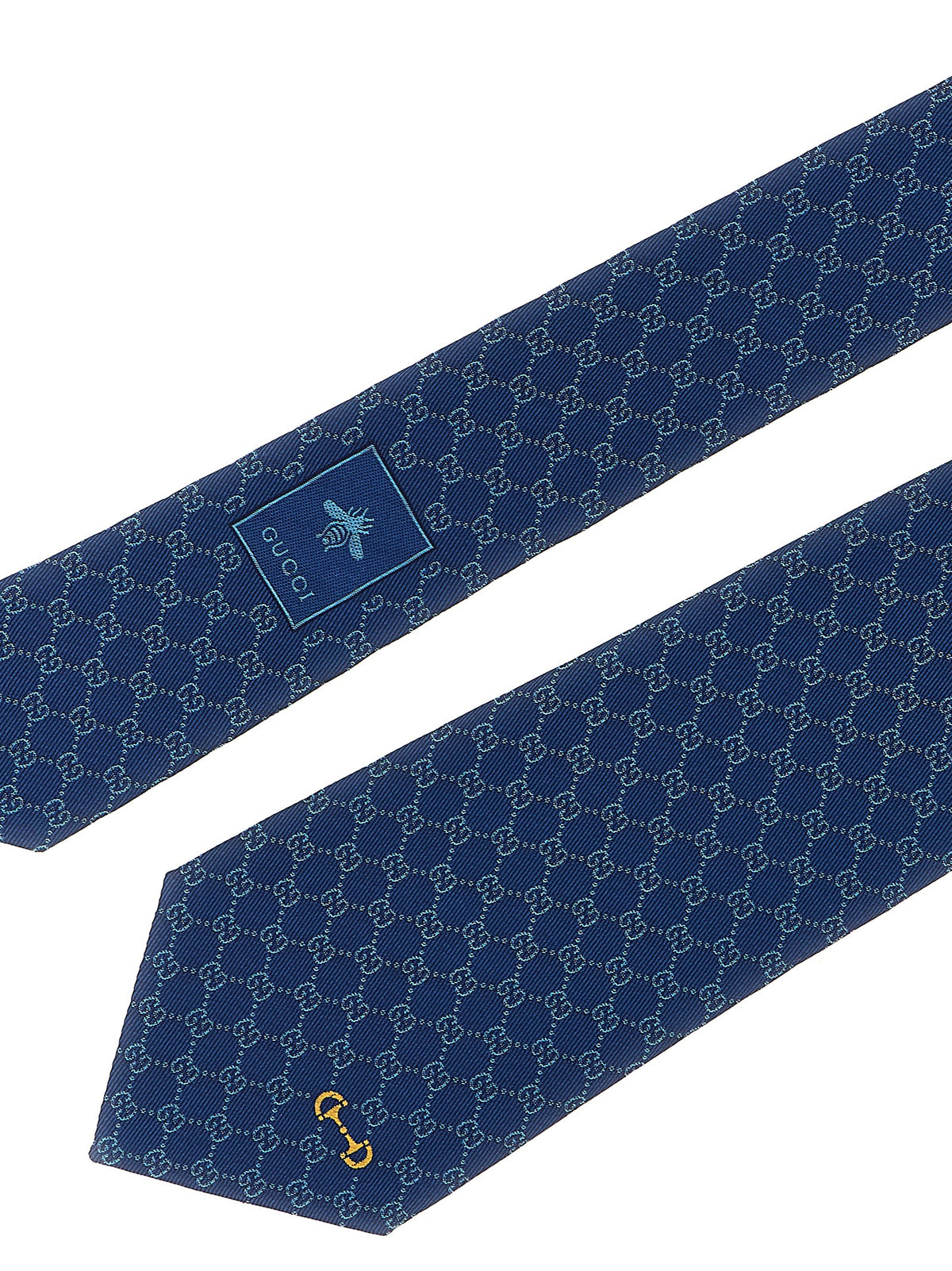 Gucci Blue Silk Tie