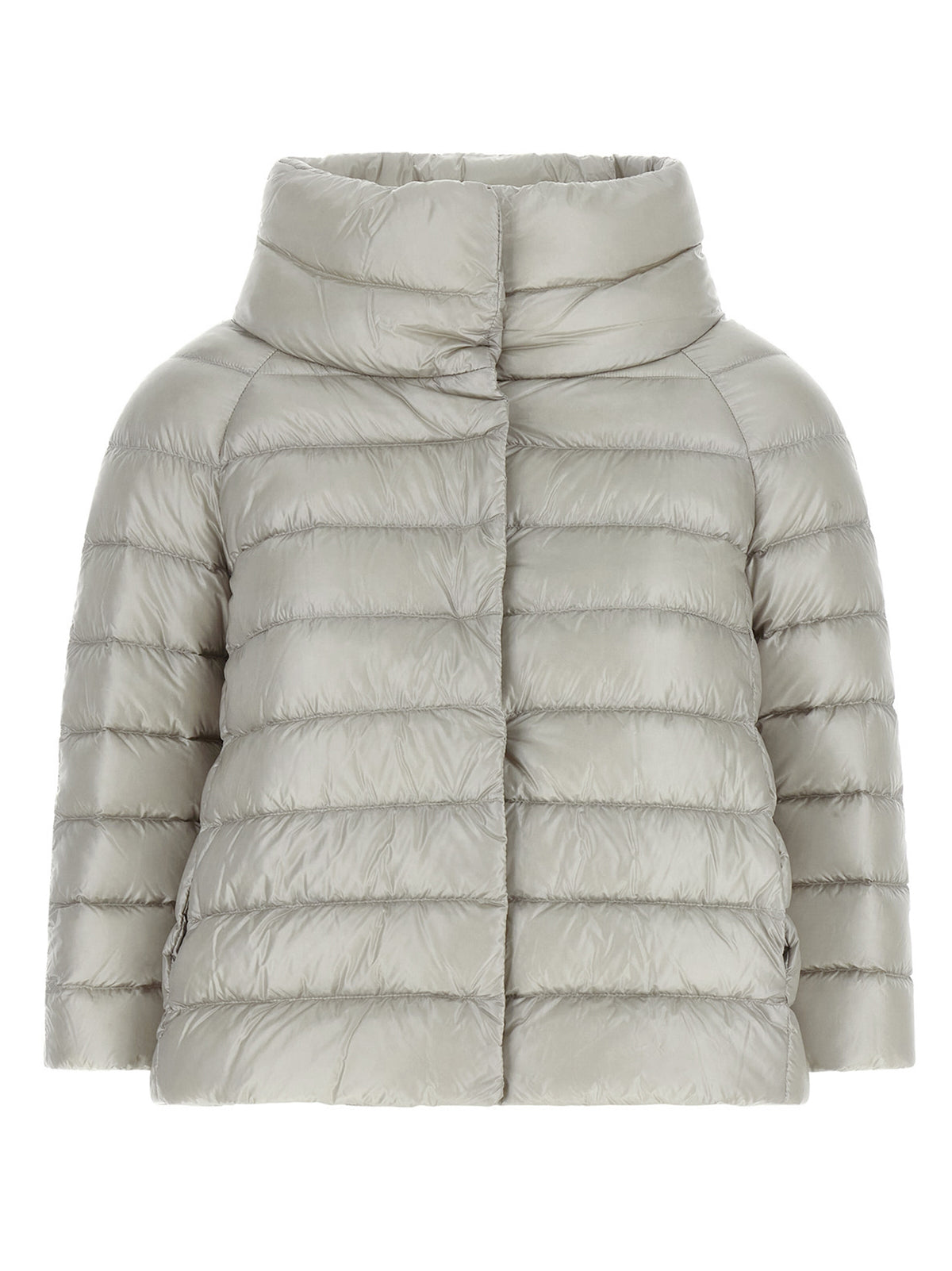 Herno Gray Polyamide Coat