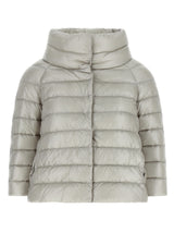Herno Gray Polyamide Coat