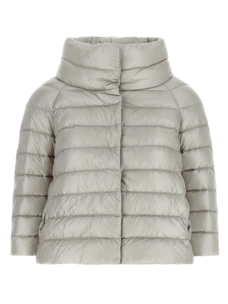 Herno Sofia Gray Polyamide Coat for Women