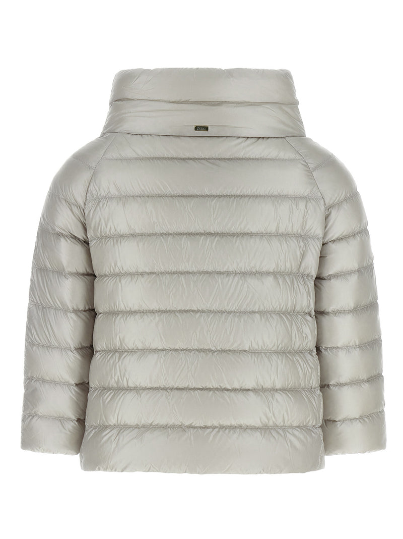 Herno Sofia Gray Polyamide Coat for Women