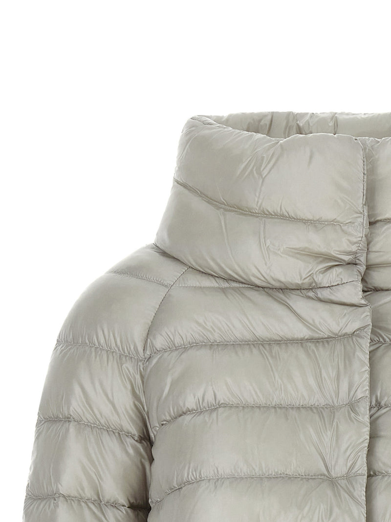 Herno Sofia Gray Polyamide Coat for Women