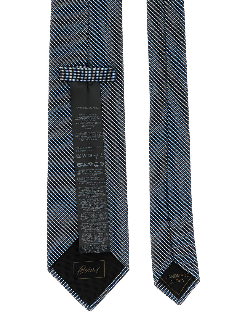 Brioni Blue Silk Tie - Luxurious Italian Craftsmanship