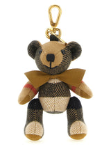 Burberry Beige Cashmere Keychain