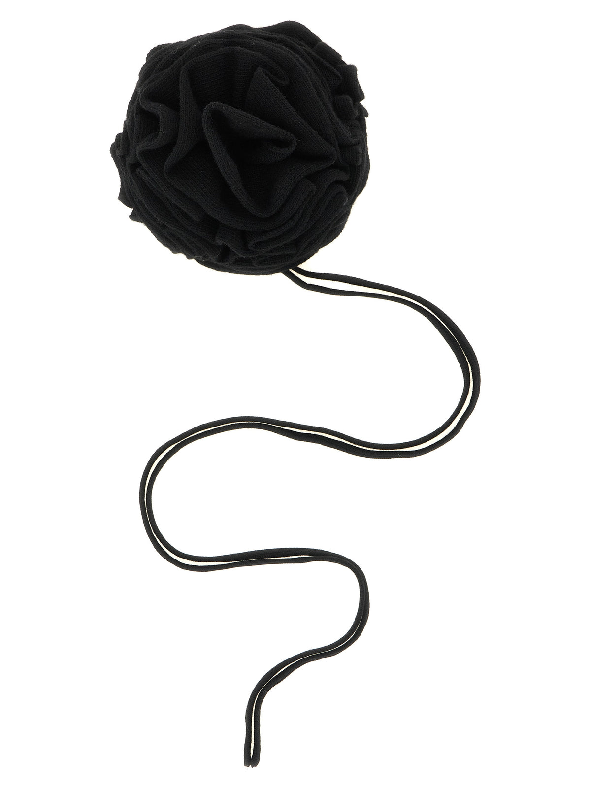 NUDE Black Wool Broch