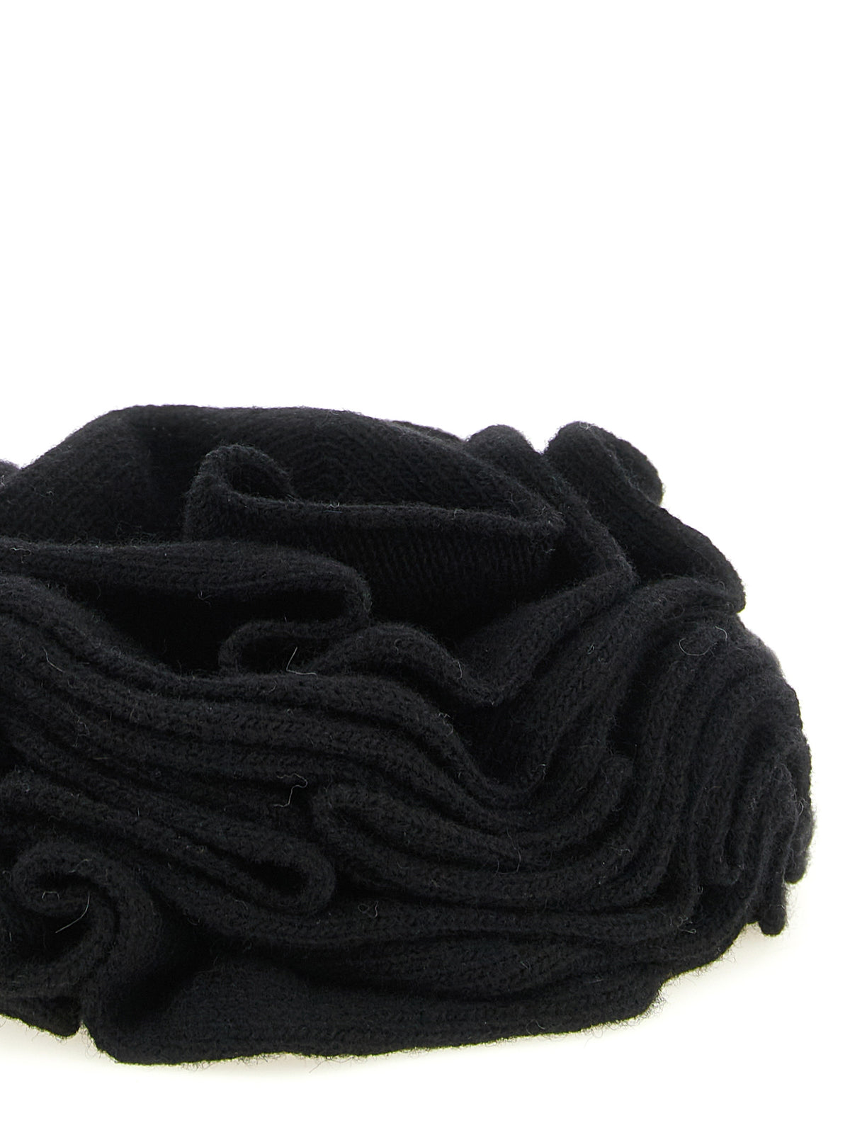 NUDE Black Wool Broch