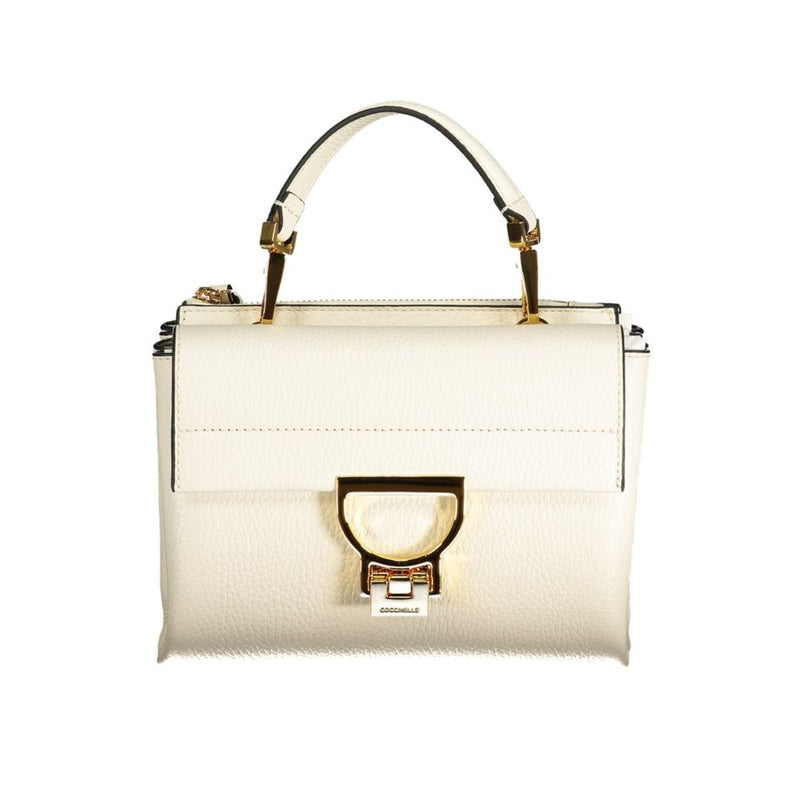 Coccinelle Arlettis White Leather Women's Bag