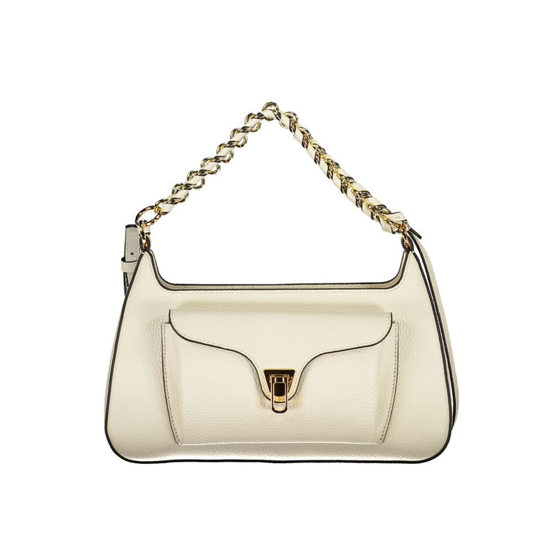 Coccinelle Beat Generation Bianco Leather Women's Bag