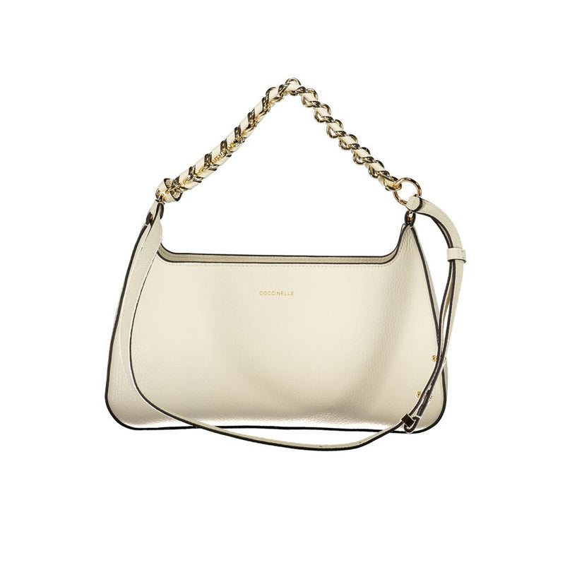 Coccinelle Beat Generation Bianco Leather Women's Bag