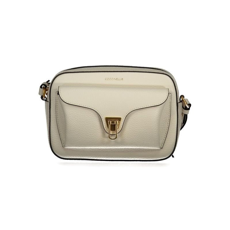 Coccinelle BEAT SOFT BAG - Sac en Cuir Blanc pour Femme