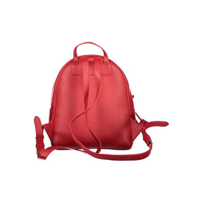 Coccinelle Nory Red Leather Women's Backpack