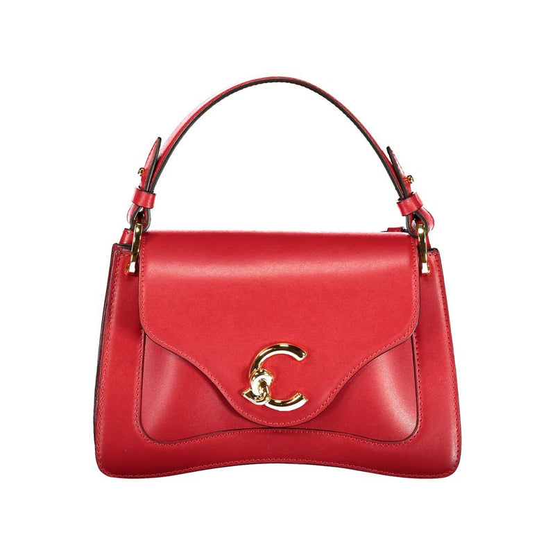Coccinelle C-Me Calf Bag in Red Leather for Women