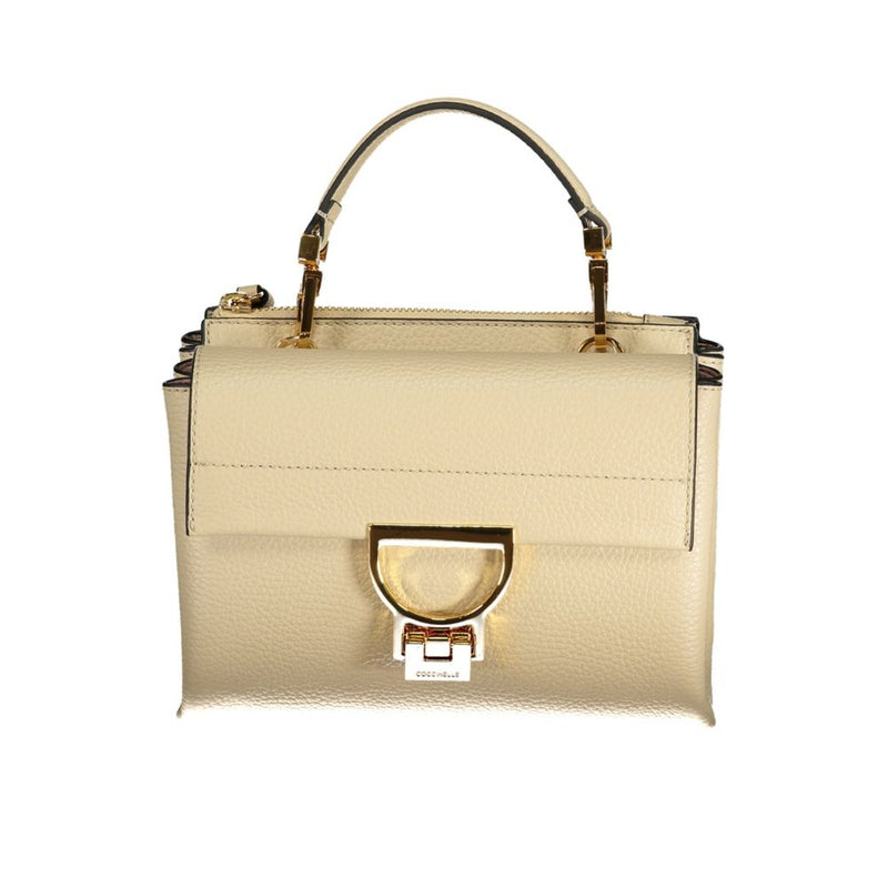 Coccinelle Arlettis Beige Leather Women's Bag